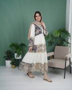 ساحلی هندی خامه دوزی شده - تصویر 3